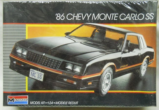 Monogram 1/24 1986 Chevrolet Monte Carlo SS, 2731 plastic model kit